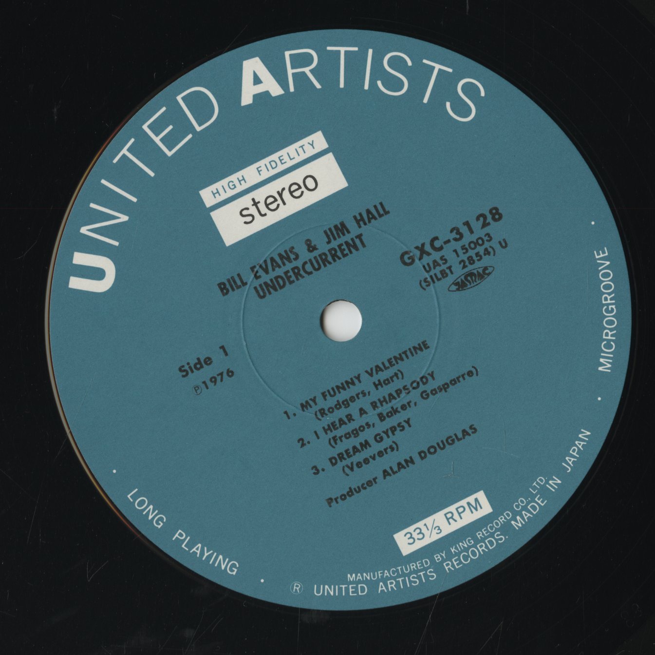 Bill Evans / ビル・エヴァンス / Undercurrent (GXC 3128)