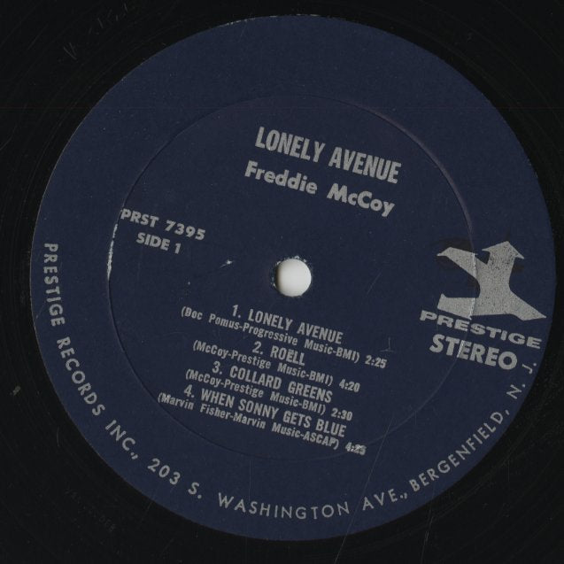 Freddie McCoy – Lonely Avenue (PRST7395) LP 1965 US Prestige | 中古LP