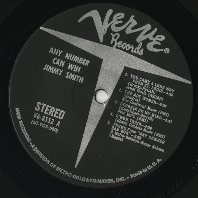 Jimmy Smith / ジミー・スミス / Any Number Can Win - STEREO (V6-8552)