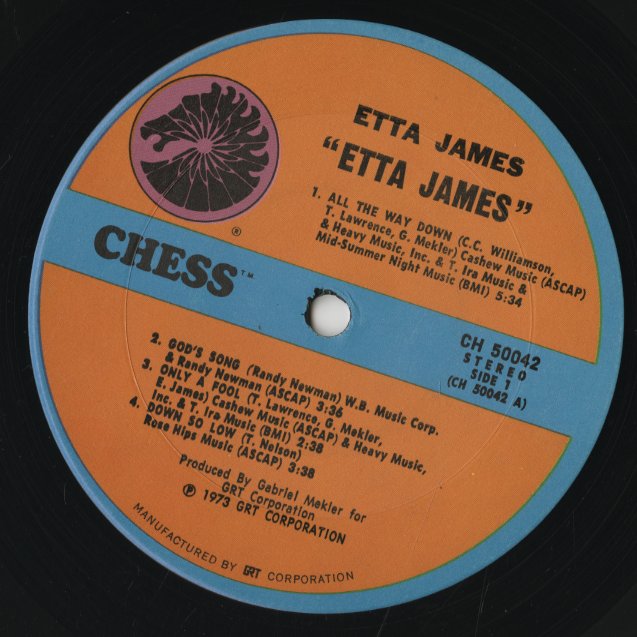 Etta James / エタ・ジェイムス / Etta James (CH50042)