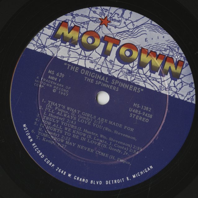 The Spinners / スピナーズ / The Original Spinners (MS639)