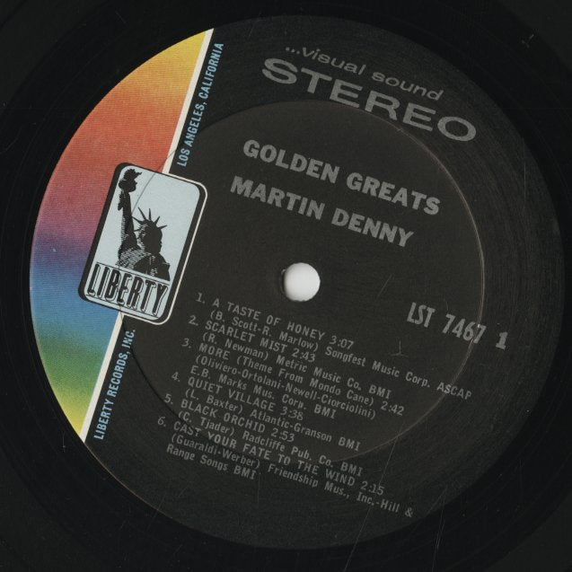 Martin Denny - Golden Greats (LST7467) 1966 US Liberty STEREO|中古LP