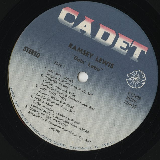Ramsey Lewis - Goin' Latin (LPS790) 1967 US Cadet|中古LP
