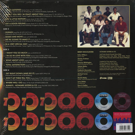 The Brief Encounter – Get Right Down: The Complete 70's Singles and More (PLP-7754/5) 2LP 2022 JPN P-Vine 帯付