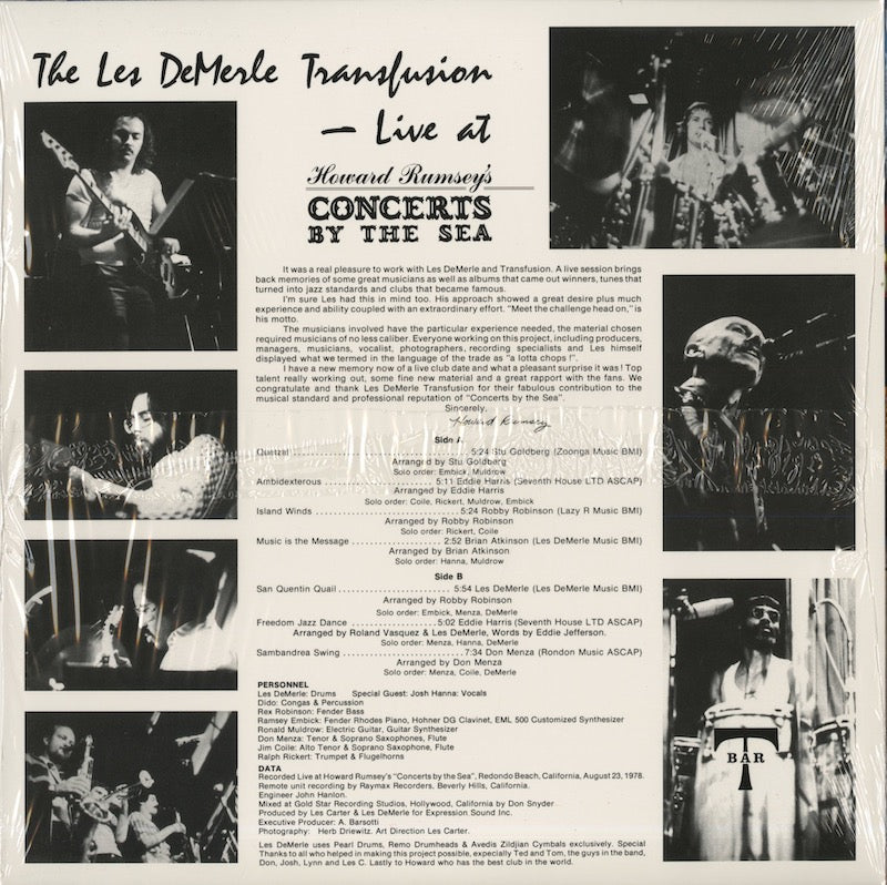 Les De Merle / レス・デマール / Concerts By The Sea (3003)