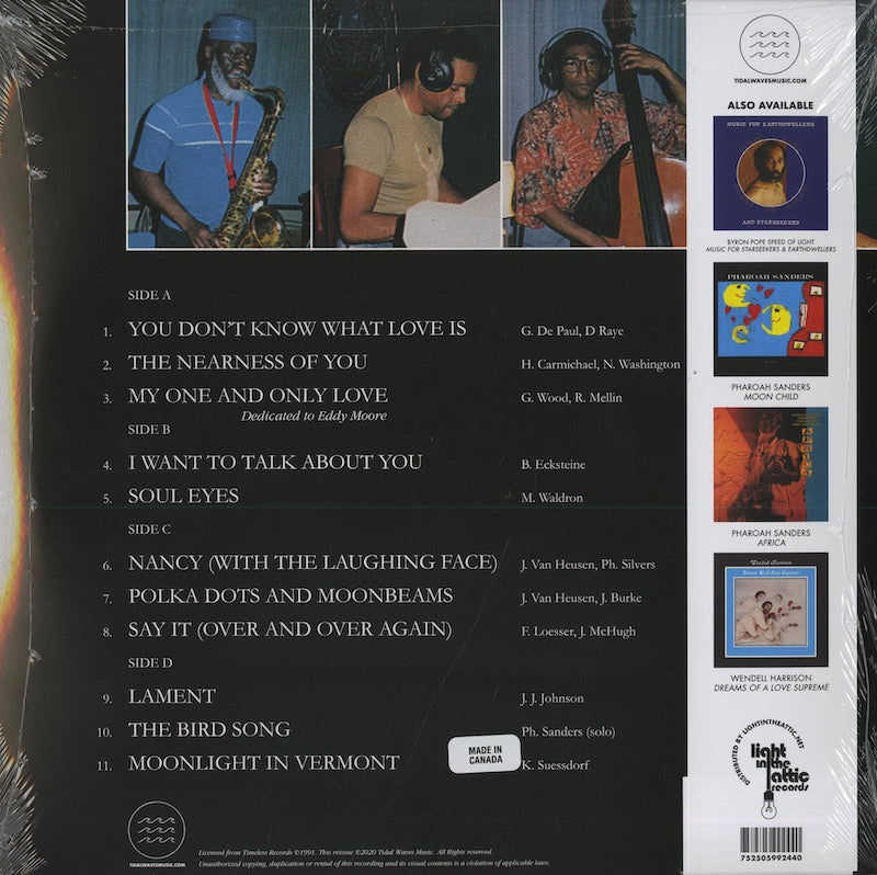 Pharoah Sanders – Welcome To Love (TWM47) 2LP 2022 US Tidal Wave Music