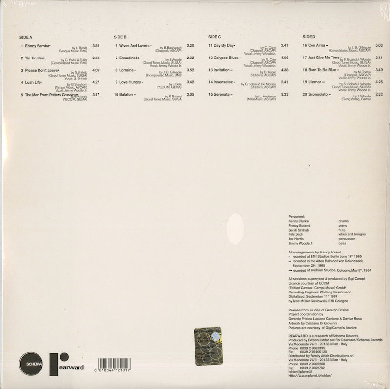 The Kenny Clarke - Francy Boland Sextet / ケニー・クラーク フランシー・ボラン / Calypso Blues -2LP (RW101LP)