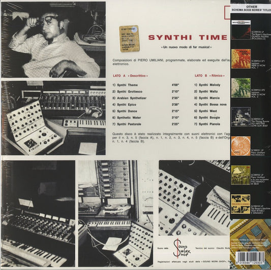 Piero Umiliani – Synthi Time (SCEB930LP) 2015 ITA Schema|新品LP