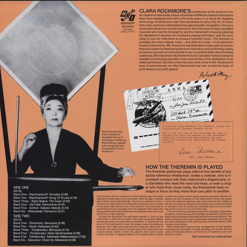 Clara Rockmore / クララ・ロックモア / Theremin (MR-050)