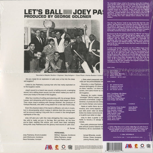Joey Pastrana – Let's Ball (GET59004) LP 2018 US Get On Down / Fania|新品LP
