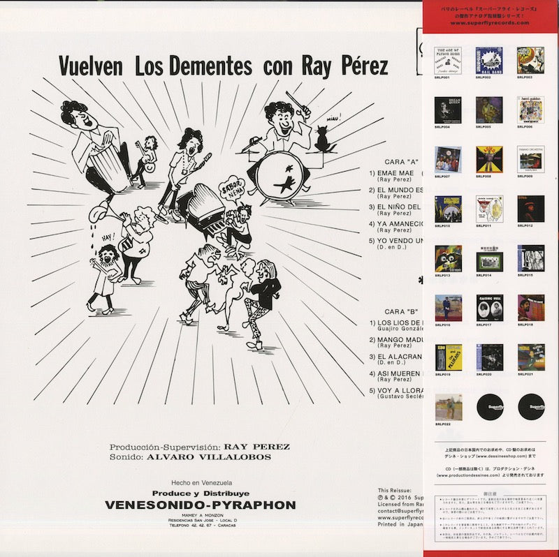 Los Dementes Con Ray Perez – Phidias (SRLP021) LP 180g 2016 FRA Superfly Records