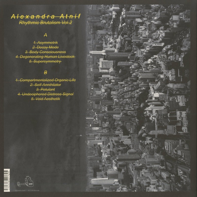 Alexandra Atnif – Rhythmic Brutalism Vol.2 (EM1169LP) LP JPN EM Records
