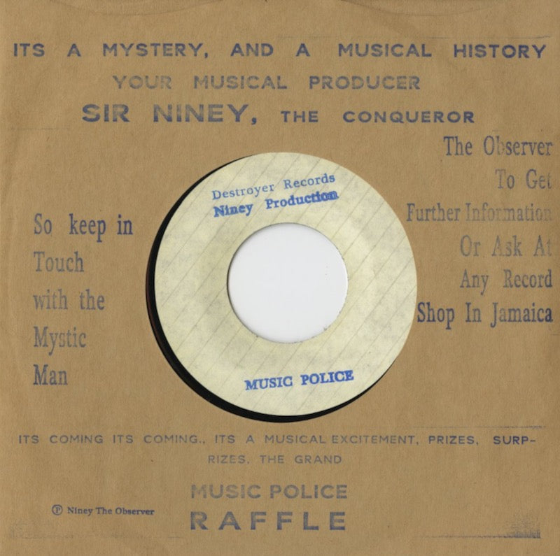Niney & The Destroyers / ナイニー&デストロイヤーズ / Music Police / Dr Cocaine -7 (DBNI001)