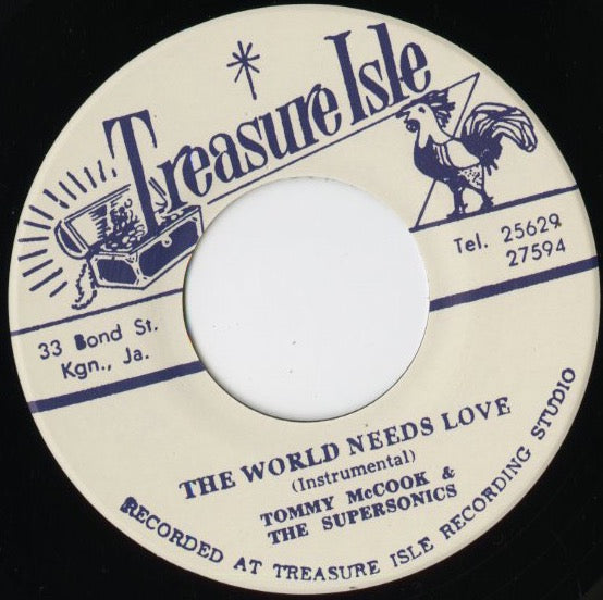 The Paragons – Joy in My Soul / The World Needs Love (T041) JPN Treasure Isle|新品7inch