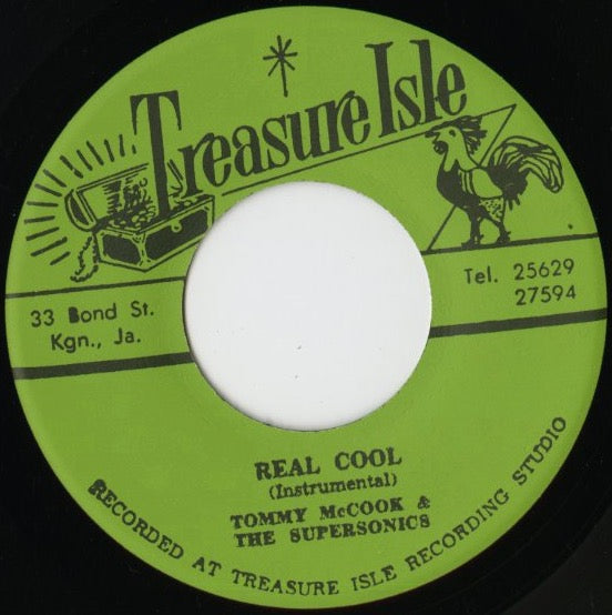 The Crystals『Kiss That Girl / Real Cool』JPN Treasure Isle 7inch(T031)スウィート・ロックステディ 復刻盤 back