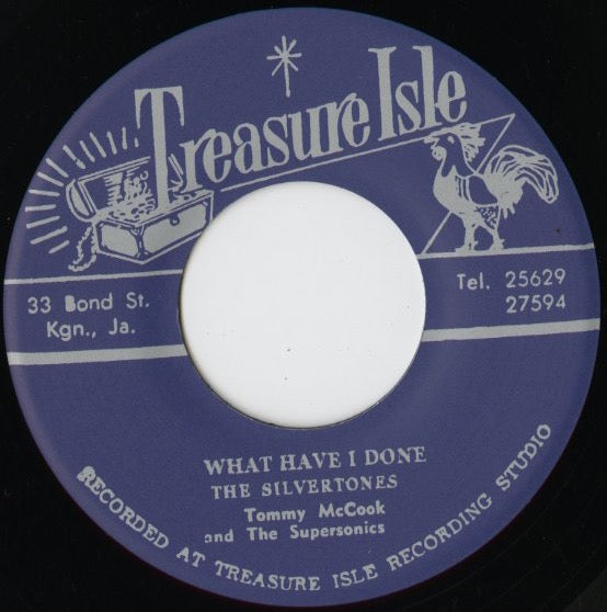 The Silvertones – Cry Little Girl Cry / What Have I Done (T008) 7inch JPN Treasure Isle リイシュー