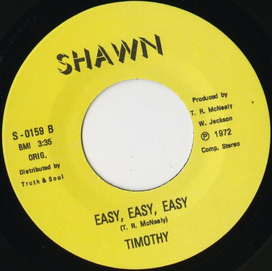Timothy McNealy / ティモシー・マクニーリー / KC Stomp / Easy Easy Easy -7 (TS003)