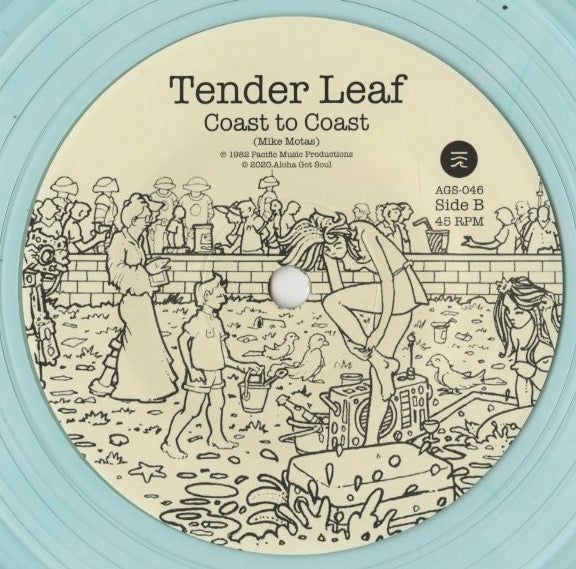 Tender Leaf – Shores Of Makapu'u / Coast To Coast (AGS-046) 7inch 2020 US Aloha Got Soul|新品7inch