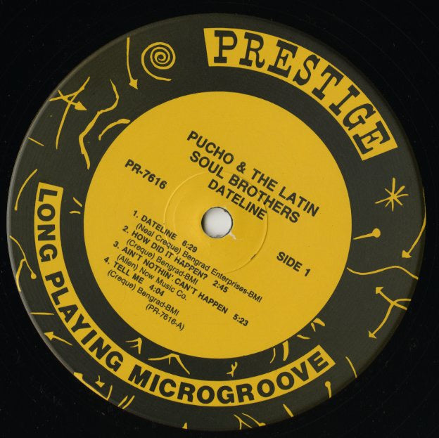 Pucho & The Latin Soul Brothers / プーチョ&ザ・ラテン・ソウル・ブラザーズ / Dateline (PR7616)