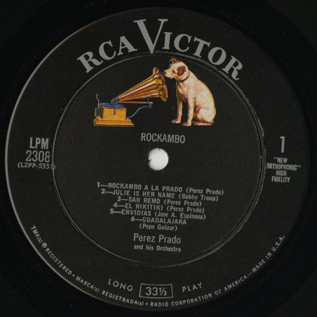 Perez Prado / ペレス・プラード / Rockambo (LPM 2308)