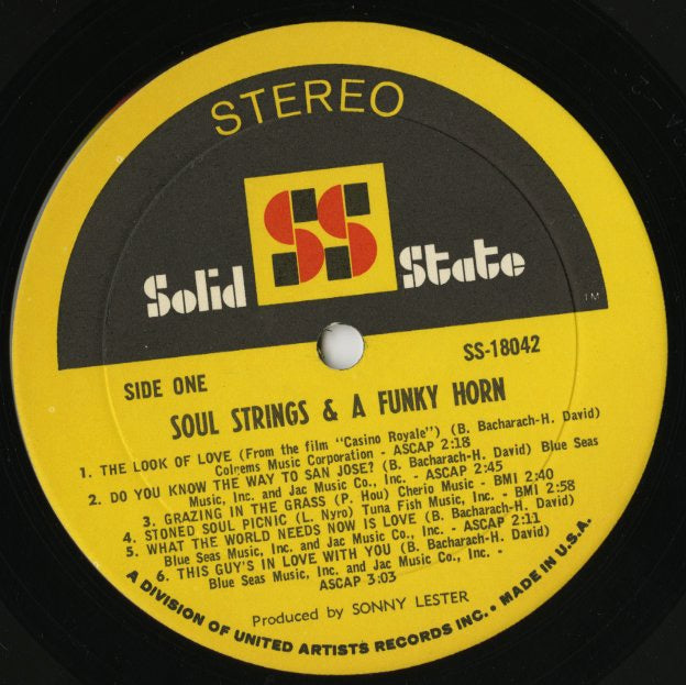 Soul Strings & A Funky Horn / ソウル・ストリングス・アンド・ア・ファンキー・ホーン / Soul Strings & A Funky Horn (SS 18042)