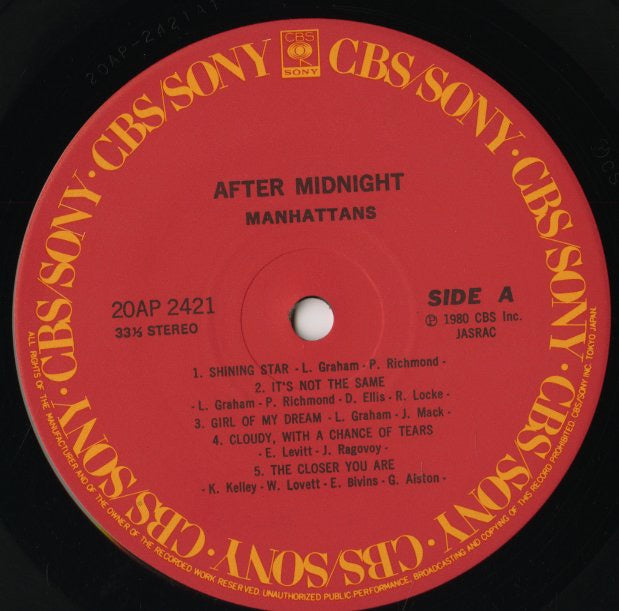 Manhattans / マンハッタンズ / After Midnight (20AP 2421)