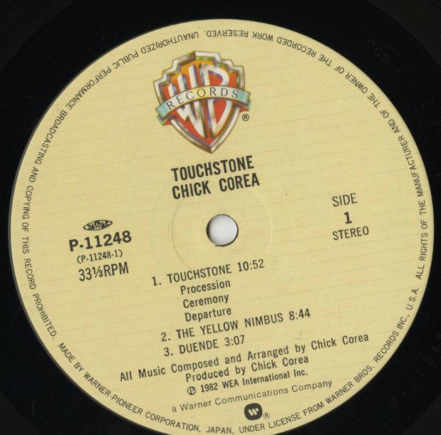 Chick Corea / チック・コリア / Touchstone (P-11248)