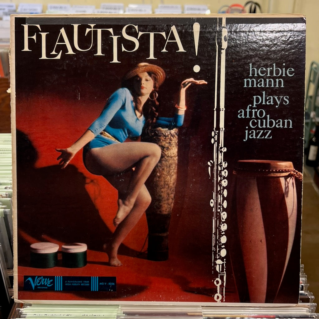 Herbie Mann – Flautista! Afro-Cuban Jazz / US Verveオリジナル盤 トランペッターLbl.