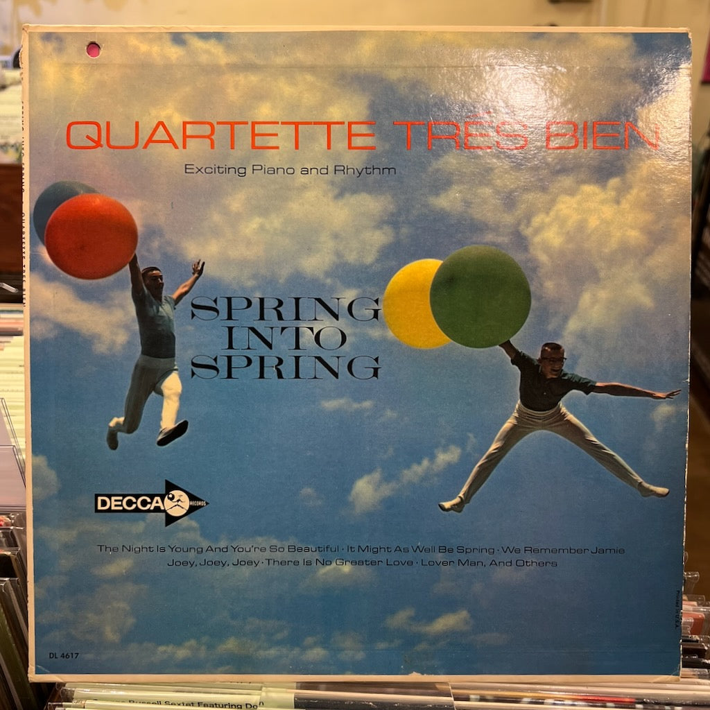 Quartette Tres Bien - Spring Into Spring (DL 4617) 1965 US DECCAオリジナル盤 マルチカラーLbl. MONO
