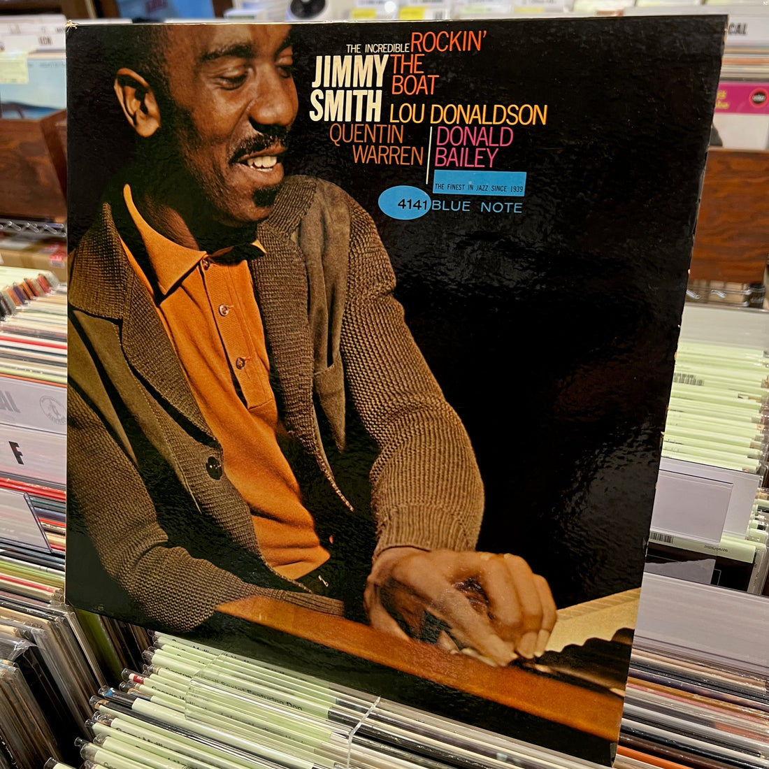 Jimmy Smith - Rockin' The Boat (BLP 4141) 1963 US Blue Note MONO盤
