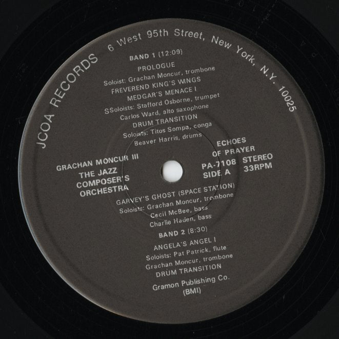 Grachan Moncur III & The Jazz Composer's Orchestra /グラシャン・モンカー / Echoes Of Prayer (PA 7108)