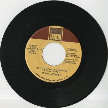 Stevie Wonder / スティーヴィ・ワンダー / If You Really Love Me / Think Of Me As Your Soldier -7 (T 54208F)