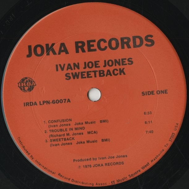 Ivan Boogaloo Joe Jones / イヴァン・ブーガルー・ジョー・ジョーンズ / Sweetback (LPN-6007)
