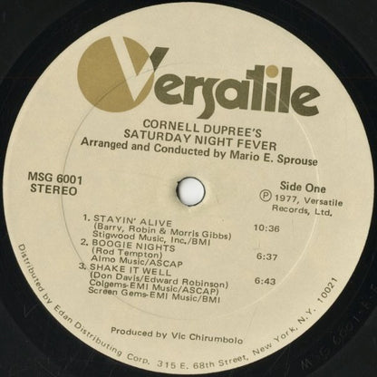 Cornell Dupree / コーネル・デュプリー / Saturday Night Fever (MSG6001)