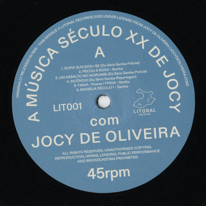 Jocy de Oliveira - A Música Século XX De Jocy (LIT001) LP 2020 GER Litoral｜中古LP