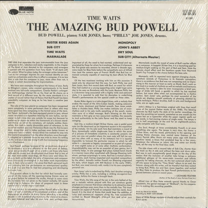 Bud Powell - The Amazing Bud Powell, Vol. 4 - Time Waits (BST 81598) 1973 US Blue Note｜中古LP