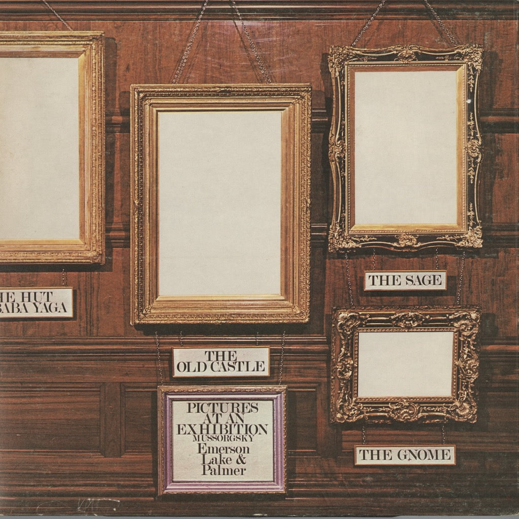 Emerson Lake and Palmer Pictures At An Exhibition HELP 1 LP 1971 UK Island Pink i Label