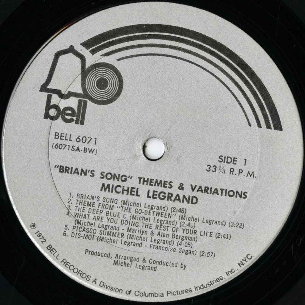 Michel Legrand / ミシェル・ルグラン / Brian’s Song (Bell 6071)