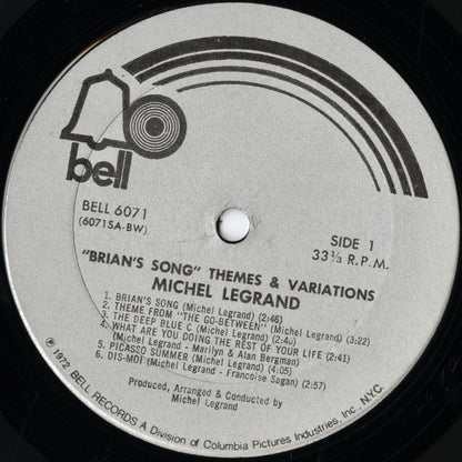 Michel Legrand / ミシェル・ルグラン / Brian’s Song (Bell 6071)
