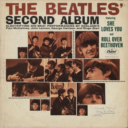 The Beatles Second Album T 2080 LP 1971 USA Capitol Mono Rainbow Label