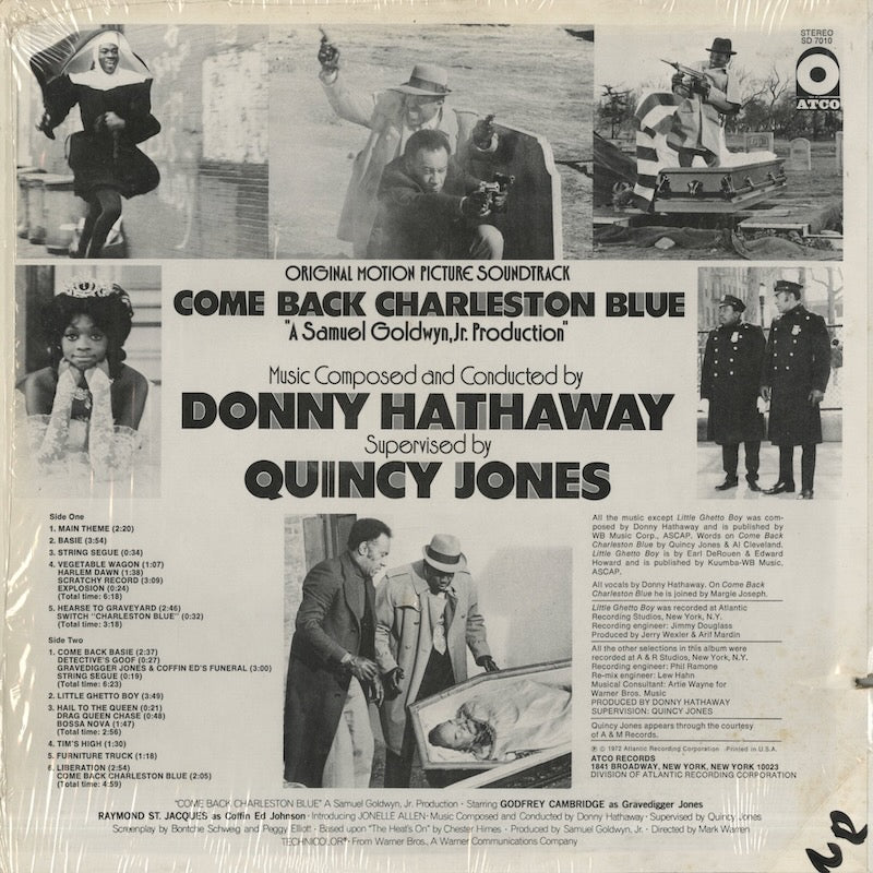 Donny Hathaway / ダニー・ハサウェイ / Come Back Charleston Blue -OST (SD 7010)
