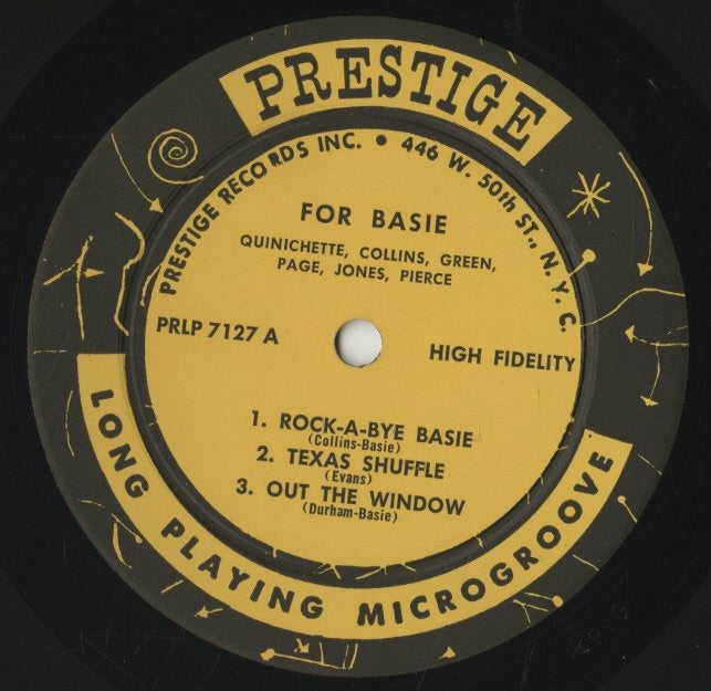 Paul Quinichette / ポール・クイニシェット / For Basie (PRLP 7127)