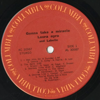 Laura Nyro / ローラ・ニーロ / Gonna Take A Miracle (KC 30987)