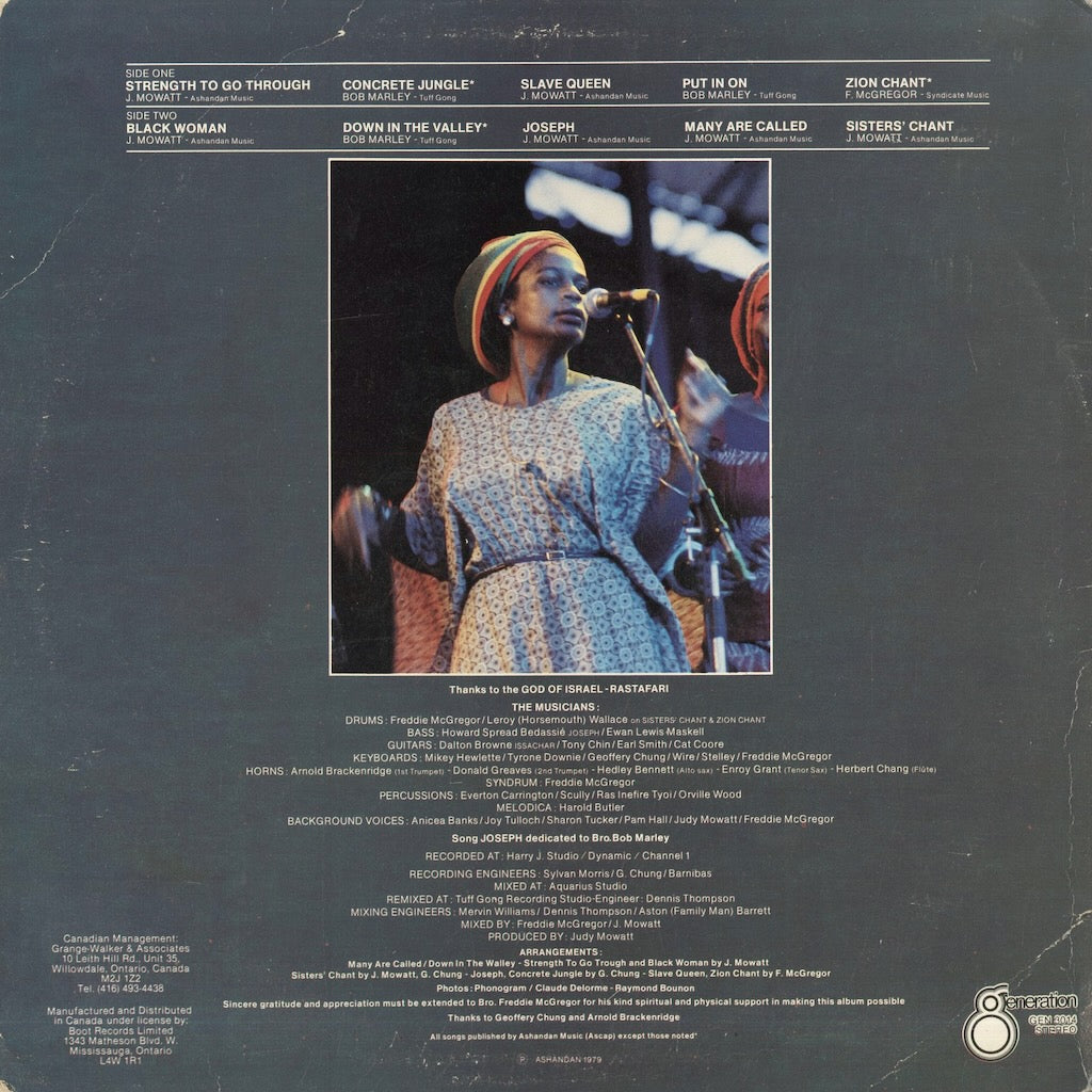 Judy Mowatt / ジュディ・モワット / Black Woman (GEN 3014)