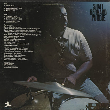 Bernard Purdie / バーナード・パーディ / Shaft (PRST-10038)