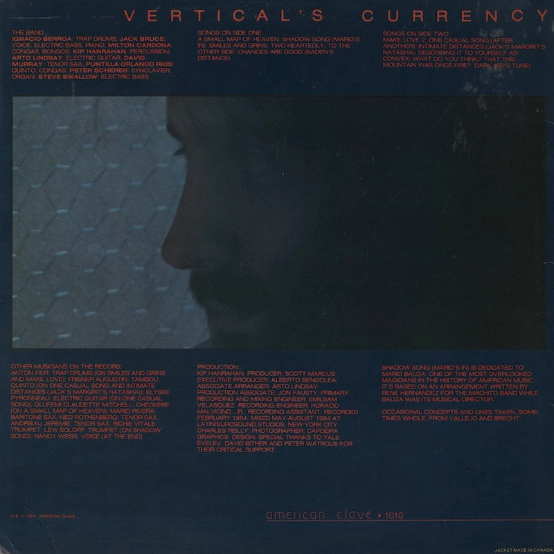 Kip Hanrahan / キップ・ハンラハン / Vertical's Currency (AMCL 1010)