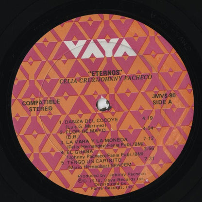 Celia Cruz & Johnny Pacheco – Eternos (JMVS-80) LP 1978 US Vaya オリジナル盤