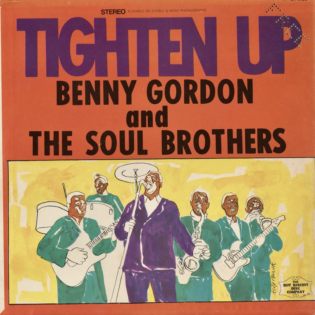 Benny Gordon and The Soul Brothers - Tighten Up (ST 9100) 1968 US Hot Biscuit Disc Company｜中古LP