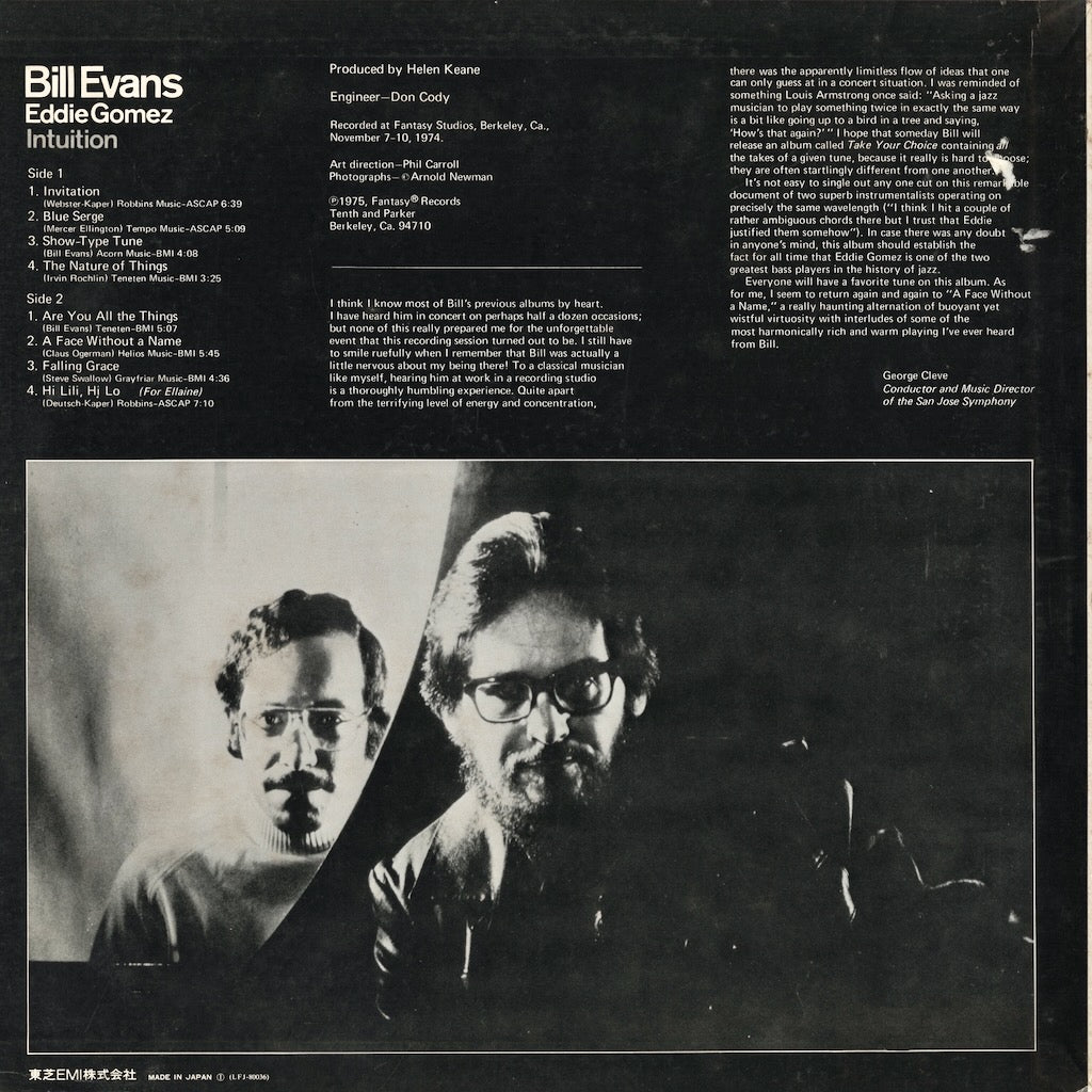 Bill Evans / ビル・エヴァンス / Intuition (LFJ-80036)