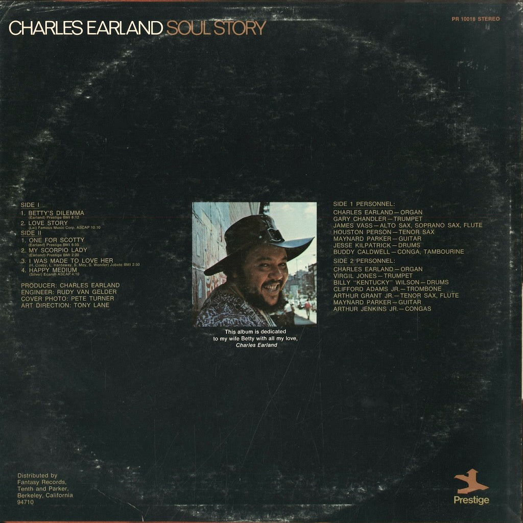 Charles Earland / チャールズ・アーランド / Soul Story (PRST-10018)